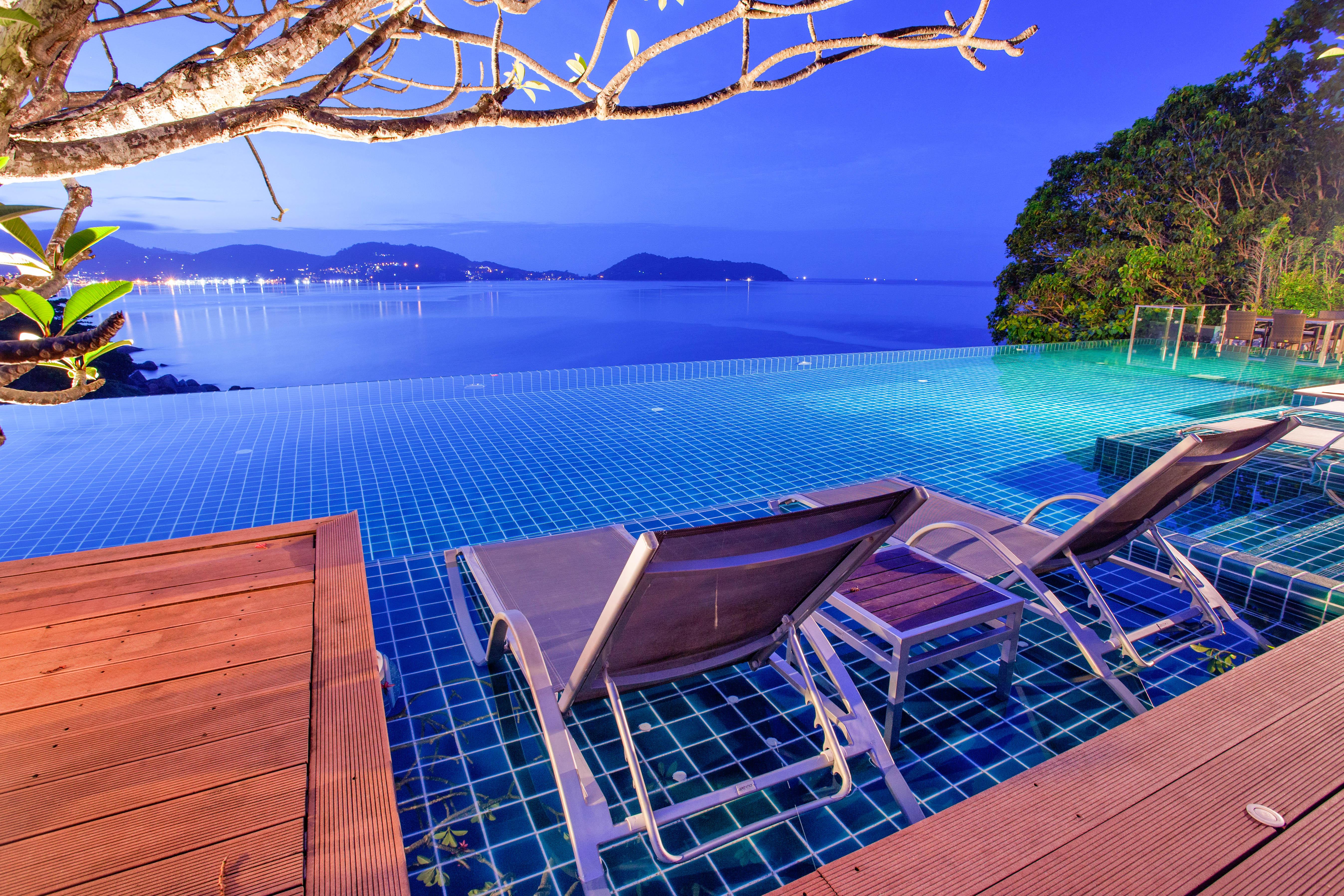 Zenmaya Oceanfront Phuket, Trademark Collection By Wyndham Patong Exterior photo Infinity pool at a resort in Phuket, Thailand